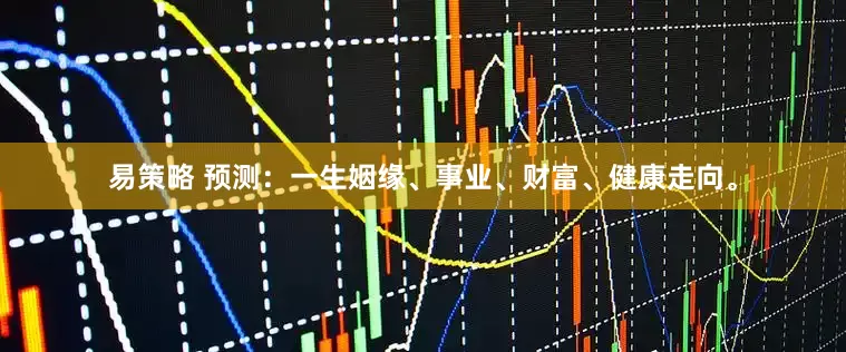 易策略 预测：一生姻缘、事业、财富、健康走向。